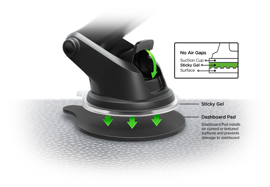 iOttie Easy One Touch 4 gel suction cup