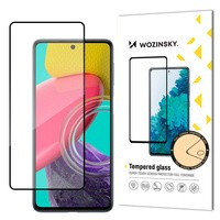 folie sticla ecran Case Wozinsky super-puternic Full Glue pentru întreg cu cadru prietenos Samsung Galaxy M53 5G negru