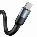 Cablu împletitură împletită USAMS MicroUSB 2A Fast Charging 1m negru
