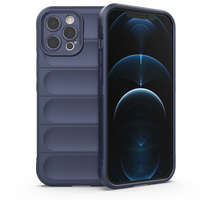 Mag Case husa iPhone ic Shield pentru 12 Pro Max Capac flexibil blindat albastru închis