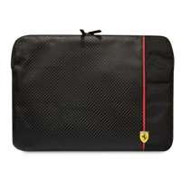 Husa Manșon Ferrari 14" negru/negru Carbon&amp;Smooth