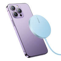 Baseus incarcator mag MagSafe Simplu Mini3 netic Qi 15W albastru