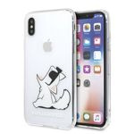 Husa KARL LAGERFELD Apple iPhone  X XS Choupette Fun Fun Case Clear Case