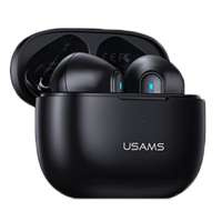 USAMS Casti Bluetooth 5.2 TWS NX10 Series Dual mic wireless negru/negru BHUNX01