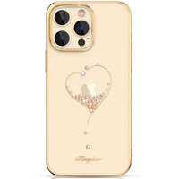 Husa Husa iPhone Kingxbar Wish Series 14 Plus Împodobită cu cristale Gold Case