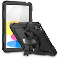 Husa TECH-PROTECT SOLID360 IPad 10.9 2022 NEGRU