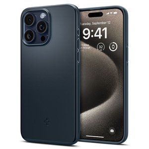 Husa Spigen Thin Fit iPhone 15 Pro Max Metal Slate Case
