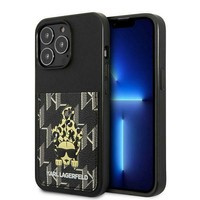 Husa Apple iPhone KARL LAGERFELD 13 13 Pro Karlimals Cardslot Black Hardcase