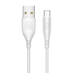 Cablu USAMS USAMS USB-C 2A Fast Charge 1m alb