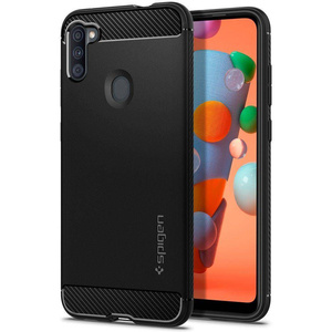 Husa SPIGEN Carcasă Rugged Armor Galaxy A11 Matte Black Black Case