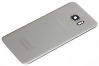 SAMSUNG Galaxy S7 Edge Ușa de baterie Original Grad A Silver Titanium