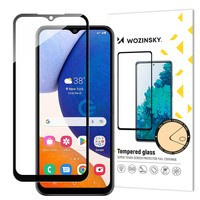folie sticla ecran Wozinsky Full Glue Sticlă temperată de sticlă Samsung Galaxy A14 5G 9H pentru întregul cu cadru negru