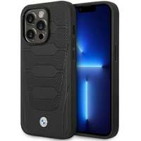 Husa iPhone BMW 14 Pro 6.1" negru/negru Scaune din piele model BMW 14 Pro 6.1" negru/negru MagSafe