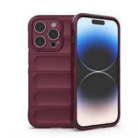 Husa Mag Case Husa iPhone ic Shield For 14 Pro Capac flexibil blindat pentru 14 Pro Burgundy Case