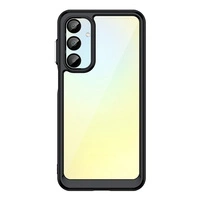 Husă din silicon pentru spațiul cosmic cu cadru de gel pentru Samsung Galaxy A16 / A16 5G - neagră
