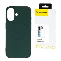 Liquid Silicone Case MagSafe Wozinsky MagSafe pentru Samsung Galaxy S24 FE - Verde
