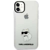 iPhonecase Karl Lagerfeld KLHCN61HNCHTCT 11 / Xr 6.1" transparent dur Ikonik Choupette