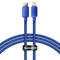 Baseus crystal shine series fast charging data cable USB Type C to Lightning 20W 1.2m blue (CAJY000203)