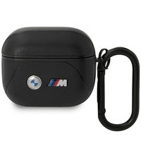 BMW BMA322PVVTK Capac AirPods 3rd gen negru/negru Piele Curved Line