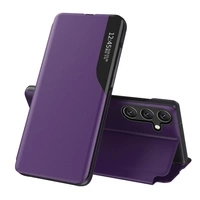 Husa Eco Leather View husa eleganta cu clapa si functie suport pentru Samsung Galaxy A36 - mov