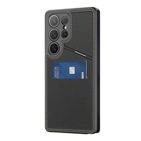 Husa Dux Ducis Rafi II pentru Samsung Galaxy S25 Ultra cu suport si portofel - neagra