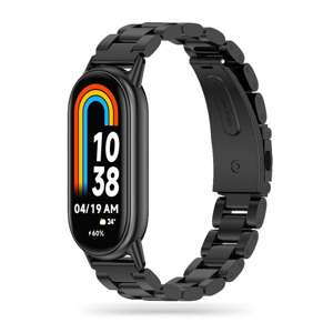 Husa Tech-protejați inoxidabil Xiaomi Smart Band 8 / 8 Nfc negru Case