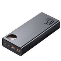 Baseus Adaman power bank 2x USB / 1x USB Type C / 1x micro USB 20000mAh 65W Quick Charge 4.0 Power Delivery Black (PPIMDA-D01)