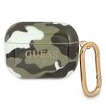 Case Guess GUAPUCAMA AirPods Pro cover green / khaki Camo Collection