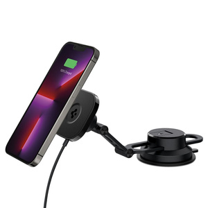 Suport Spigen Mag MagSafe ITS35W-3 ONETAP PRO 3 NETIC PENTRU PARBRIZ ȘI CABINĂ DE PILOTAJ FĂRĂ FIR, NEGRU