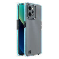 Case husanou Primăvară Realme C31 siliko cover cu ramă albastru deschis