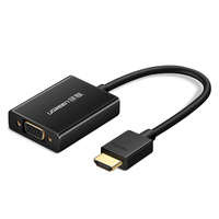 cablu Cablu adaptor Ugreen HDMI (mascul) - VGA (femelă) negru (MM102)