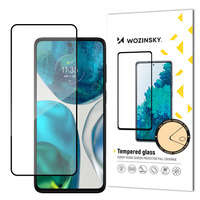 folie sticla ecran Case Wozinsky super-puternic Full Glue pentru întreg cu rama Friendly Motorola Moto G52 negru