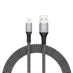 T-PHOX JAGGER LIGHTNING CABLE GREY 1M ; 2.4A