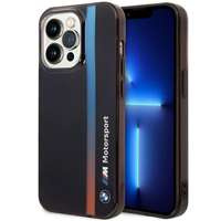Husa iPhone BMW BMHCP14X22HVGV 14 Pro Max 6.7" negru/negru IML Tricolor Stripe