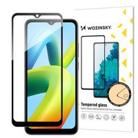 folie sticla ecran Wozinsky Full Glue Tempered Glass Xiaomi Redmi A1+ 9H peste tot cu cadru negru