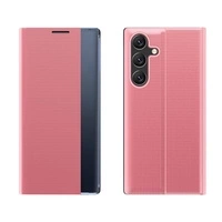 Husă cu clapă nouă pentru dormit cu funcție de suport pentru Samsung Galaxy A36 - roz