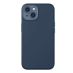 Kit de protecție Baseus Liquid Silica husa și folie sticla pentru iPhone 14 Plus (albastru)