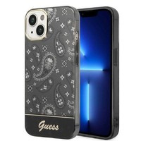 Husa Apple iPhone GUESS 14 Plus Bandana Bandana Paisley Black Hardcase