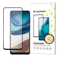 folie sticla ecran Case Wozinsky super-puternic Full Glue pentru întreg cu rama Friendly Motorola Moto G42 negru