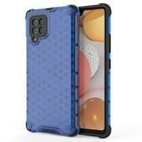 Honeycomb husa husă blindată cu ramă de gel Samsung Galaxy A42 5G albastru