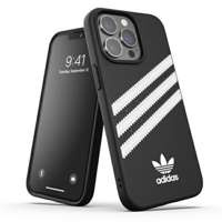 Adidas OR Moulded Case PU iPhone 13 Pro / 13 6.1" alb negru / alb negru 47114