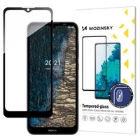 Wozinsky super-puternic folie sticla Full Glue pentru întregul ecran cu rama Case prietenos Nokia C20 / C10 negru