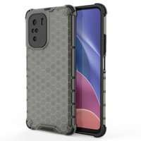 Honeycomb husa husă blindată cu ramă de gel Xiaomi Redmi K40 Pro+ / K40 Pro / K40 / Poco F3 negru