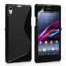 S-Line Cover Sony Xperia U negru Husa silicon
