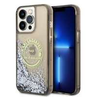 Husa Apple iPhone Liquid Glitter KARL LAGERFELD 14 Pro Max RSG Black Hardcase