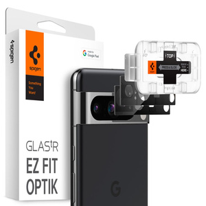 Protecție pentru cameră Spigen Optik.tr "ez Fit" Camera Protector 2-pack Google Pixel 8 Black