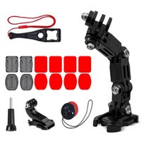 Kit de accesorii de montare pe cască GoPro pentru camere de sport GoPro, DJI, Insta360, SJCam, Eken (GoPro Cycling Helmet Chin Holder)