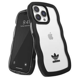 Adidas OR Wavy Case iPhone 13 Pro /13 6.1" negru-transparent / negru-transparent 51900