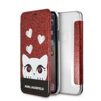 Husa iPhone Karl Lagerfeld Klflbkpxvdcre X/xs Roșu/roșu Carte Valentine Case