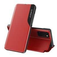 Eco Leather View Case husă elegantă husa cu clapetă și funcție de suport Samsung Galaxy A72 4G roșu